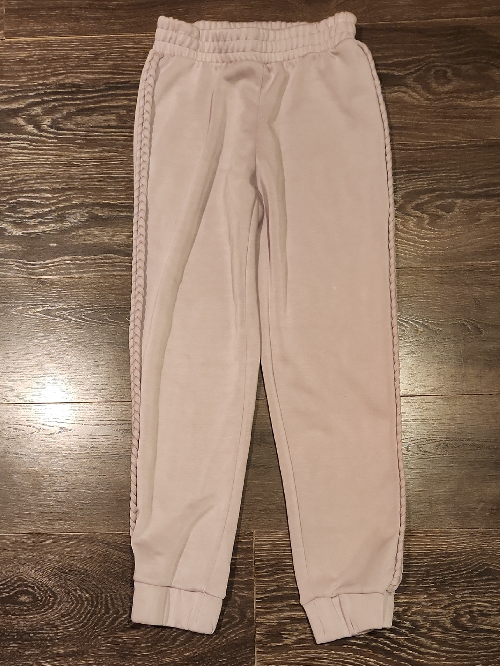 ❤️ ELIE TAHARI SIDE BRAIDED HIGH RISE SCUBA JOGGER PANTS, XS